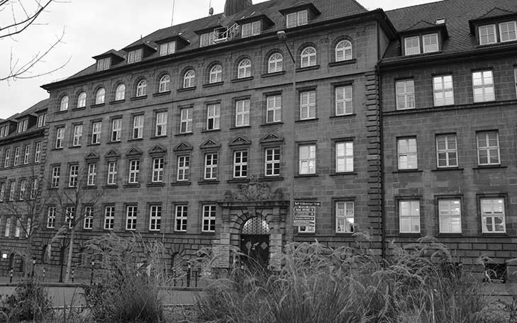 Gebäude der Anwaltskanzlei Katharina Kaak in der Karl-Grillenberger-Straße 1 in Nürnberg.